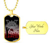 Australia Anzac Day Dog Tag Lest We Forget (Red)