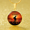 Australia Necklace Circle We Will Nerver Forget