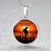 Australia Necklace Circle We Will Nerver Forget