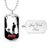 Australia Anzac Day Dog Tag Soldiers Lest We Forget