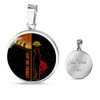 Australia Necklace Circle Anzac Day Lest We Forget Poppy