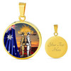 Australia Necklace Circle Anzac Day Keeping The Spirit Alive