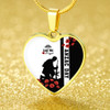 Australia Necklace Heart Anzac Day Lest We Forget Simple Style