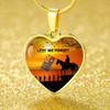 Australia Necklace Heart Lest We Forget Anzac Day Horse Brigade