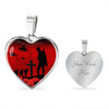 Australia Necklace Heart Lest We Forget Red Poppies Special Style