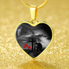 Australia Necklace Heart Lest We Forget Remember Soldiers