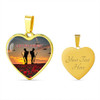 Australia Necklace Heart Lest We Forget Soldiers Sunset Poppies