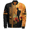 Australia Bomber Jacket Lest We Forget Quater Style