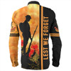 Australia Long Sleeve Shirt Lest We Forget Quater Style