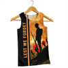 Australia Men Singlet Lest We Forget Quater Style