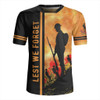 Australia Rugby Jersey Lest We Forget Quater Style