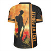 Australia Rugby Jersey Lest We Forget Quater Style