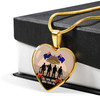 Australia Necklace Heart Anzac Day All Gave Some Some Gave All