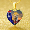 Australia Necklace Heart Anzac Day Anzac Day Keeping The Spirit Alive