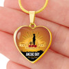 Australia Necklace Heart Anzac Day For The Fallen, Lest We Forget