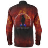 Australia Long Sleeve Shirt - Anzac Day Their Name Liveth For Evermore Dark Grunge Style