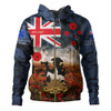 Australia Hoodie Anzac Day Lest We Forget Remembrance Day Soldier Poppy Flower3