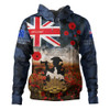 Australia Hoodie Anzac Day Lest We Forget Remembrance Day Soldier Poppy Flower1