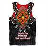 Australia Men Singlet Aboriginal Inspired Naidoc Symbol Pattern