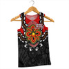 Australia Men Singlet Aboriginal Inspired Naidoc Symbol Pattern