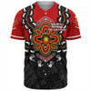 Australia Baseball Shirt Aboriginal Inspired Naidoc Symbol Pattern