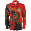 Australia Long Sleeve Shirt Aboriginal Indigenous Naidoc Week Simple