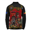 Australia Long Sleeve Polo Shirt Indigenous Culture Naidoc Week Keep The Fire Burning! Blak, Loud & Proud