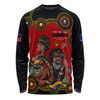 Australia Long Sleeve T-shirt Indigenous Culture Naidoc Week Keep The Fire Burning! Blak, Loud & Proud