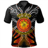 Australia Polo Shirt Naidoc Week Aboriginal Pattern Hand Symbols