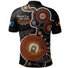 Australia Polo Shirt Aboriginal Dot Art Inspired Naidoc Week Keep The Fire Burning! Blak, Loud & Proud