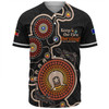 Australia Baseball Shirt Aboriginal Dot Art Inspired Naidoc Week Keep The Fire Burning! Blak, Loud & Proud