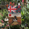 Australia Garden Flag Anzac Day Lest We Forget Remembrance Day Soldier Poppy Flower