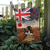 Australia Garden Flag Anzac Day Lest We Forget Remembrance Day Soldier Poppy Flower