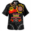 Australia Hawaiian Shirt Aboriginal Indigenous Naidoc Week Dreamtime Dot Painting With Flag