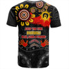 Australia T-Shirt Aboriginal Indigenous Naidoc Week Dreamtime Dot Painting With Flag