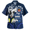 North Queensland Cowboys Hawaiian Shirt Aboriginal Indigenous Naidoc Week Dreamtime Dot Painting With Flag