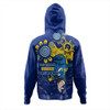 Parramatta Eels Hoodie Aboriginal Indigenous Naidoc Week Dreamtime Dot Painting With Flag