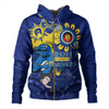 Parramatta Eels Hoodie Aboriginal Indigenous Naidoc Week Dreamtime Dot Painting With Flag