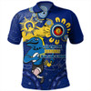 Parramatta Eels Polo Shirt Aboriginal Indigenous Naidoc Week Dreamtime Dot Painting With Flag