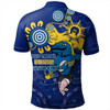 Parramatta Eels Polo Shirt Aboriginal Indigenous Naidoc Week Dreamtime Dot Painting With Flag