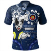 North Queensland Cowboys Polo Shirt Aboriginal Indigenous Naidoc Week Dreamtime Dot Painting With Flag