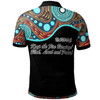 Australia Polo Shirt Naidoc 2024 Keep the Fire Burning! Blak, Loud and Proud