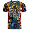 Australia T-Shirt Custom Naidoc Week Indigenous Culture Keep the Fire Burning! Blak, Loud & Proud1