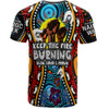 Australia T-Shirt Custom Naidoc Week Indigenous Culture Keep the Fire Burning! Blak, Loud & Proud2