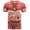 Redcliffe Dolphins T-Shirt Custom Naidoc Keep the Fire Burning! Blak, Loud & Proud Home Jersey