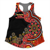 Australia Women Racerback Singlet Aboriginal Indigenous Naidoc Week Keep The Fire Burning! Blak, Loud And Proud