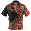 Australia Zip Polo Shirt Aboriginal Indigenous Naidoc Week Keep The Fire Burning! Blak, Loud And Proud