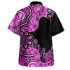 Australia Hawaiian Shirt Aboriginal Indigenous Dot Painting Pink