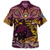 Brisbane Broncos Hawaiian Shirt Celebrating Naidoc Week 2024 Aboriginal Dot Art Inspired