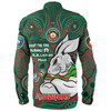 South Sydney Rabbitohs Long Sleeve Shirt Celebrating Naidoc Week 2024 Aboriginal Dot Art Inspired